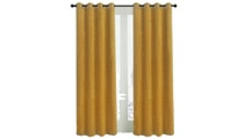 Velvet Blackout Fabric Curtain Yellow Wholesale1