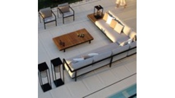 low price modern style  furniture High density sponge Waterproof Metal Aluminum alloy Hotel Patio Garden Outdoor sofa1