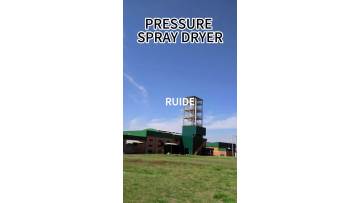 Pressure spray dryer