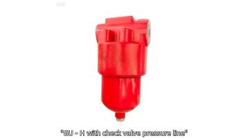 GU-H With Check Valve Pressure Line Filter