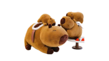 Factory Wholesale Purple Buttocks Saddle Capybara Plush Toy1