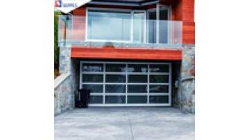 2022 transparent used commercial exterior glass garage door garage rolling door1