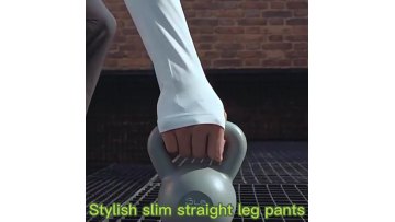 Fall urban fashion slim straight leg hiking cloth casual pants1