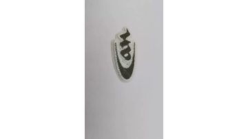 Toothbrush embroidery patch