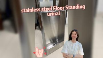 Stainless Steel Pedestal Urinal | Durable & Modern Restroom Solution