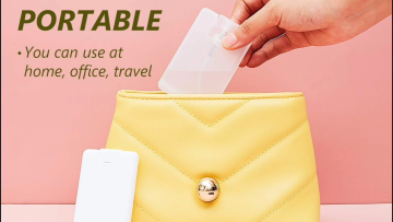 20ml Plastic Spray Bottle Refillable Moisturizing Sprayer Bottle Creative Card Type Fine Mist Bottles1