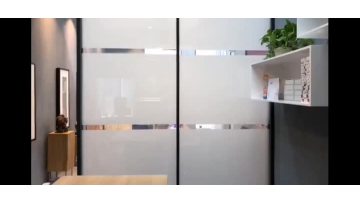 Invisible electronic louver glass 