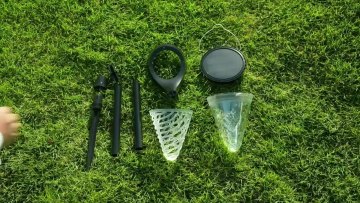 2 in 1 Waterproof LED solar garden lights pathway wall hanging decorative Landscape Cone camping Light lamp1