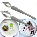 Stainless steel chef pencil sauce painting spoon cuisine restaurant western food baking dessert decoration sharp Kitchen tool