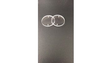 drilled caf2 optical window