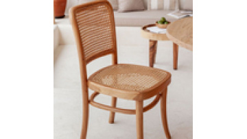 Wholesale high quality  fashion modern home furniture wood and rattan restaurant  dining chair1