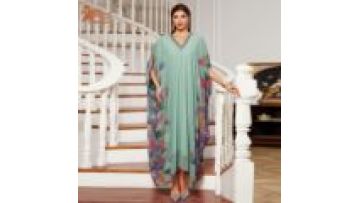 Uni Customization Islam Eid Women Modest Batwing Sleeve Jacquard Casual Dress Moroccan Saudi Women Abaya Turkish African Kaftan1