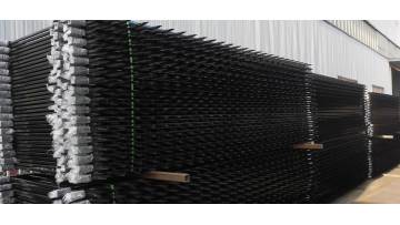 Factory direct sale powder coated Used steel tube Wrought Iron Fence1