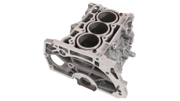 Aluminum part casting process