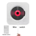 CD Player Wall-mounted Bluetooth Portable Home Audio Boombox with Remote Control FM Radio Built-in HiFi Speakers USB MP3 #734