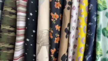 Polar fleece printed fabric 