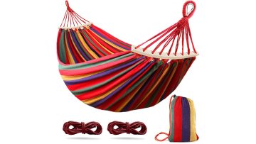 Durable Canvas Fabric Single Hammocks