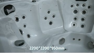 HL9804 whirlpool jacuzzi tub for 8 person