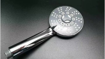 Amazon ebay hot selling luxury chrome finishing 5 functions bathroom shower pressure head shower1