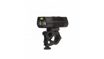Branding OEM Integrated Hard Anodized Aluminum IP65 Water Resistant Type-C Rechargeable Dual Light Powerful Bicycle Front Light1