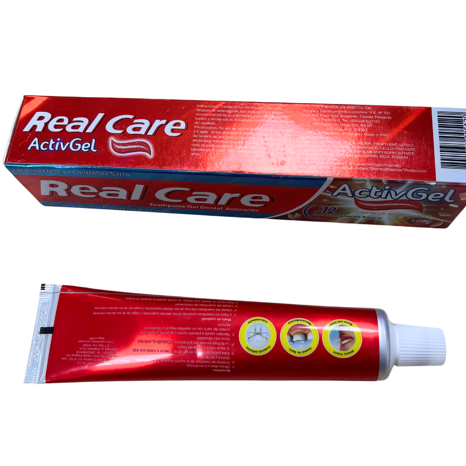 Real Care Toothpaste 2 Png