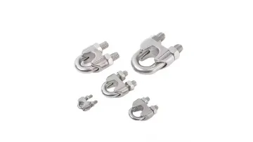 Durable DIN741 Stainless Steel Wire Rope Cable Clamp M4-M161
