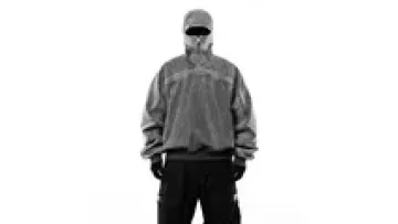 Manufacturer Wholesale Drop Shoulder Vintage Blank Hooded Sweater Custom Men Acid Wash Full Face Zip Up Hoodie With Eye Holes1
