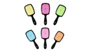 Custom Small MOQ Logo Flexy Hair Brush1