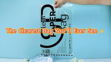 Crystal Clear Packaging Bags – Strong, Dustproof, Moistureproof
