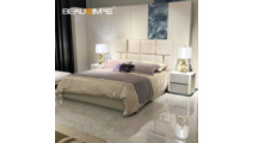 Ginnie Luxury Leather Bed Large Size Bed Customizable Modern High-end Bedroom Atmosphere Soft Pack Solid Wood Double Bed1