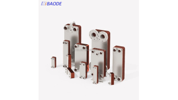 Copper brazed plate heat exchanger 