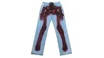 Men Designer Jeans Trouser Men Premium Quality Shredded 100% Cotton Casual Fashion Print Slim Fit Jeans1