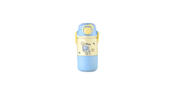 Sports thermos flask With Lid And Straw