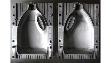 Blow molded bottle for engine