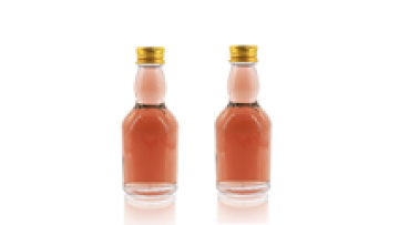 High-Quality 50ml Mini Glass Bottle Clear Wine Liquor Alcohol Spirits Bottle Sales Empty Round Glass Bottle1