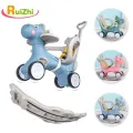 Ruizhi Baby Multi-Functional Animal Rocking Horses Eco-Friendly Plastic Rocking Chairs Infant Walker Indoor Trojan Toys RZ1103