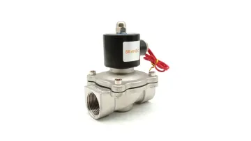 2S250-25 1′′ 2 Way Normally Closed Water Air Oil Gas Stainless Steel Solenoid Valve 12V 24V DC 110V 120V 220V 230V AC1