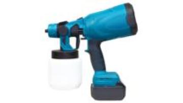 21V Portable Cordless Electric Paint Spray Gun with 3.0Ah/4.0 Lithium Battery Rechargeable Charger for House Wall Car1
