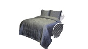 Newest design embroidery bedspread set  velvet sequin bedspread king queen embroidery bedspread for living room1