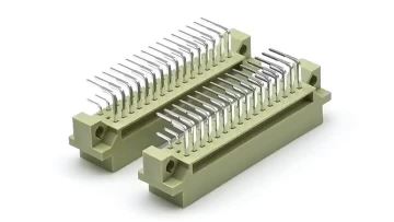 Din 41612 Connector Dual Row Right Angle Male 2*16P