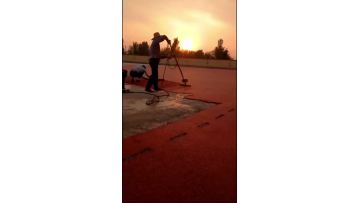 EPDM rubber granule laying 1