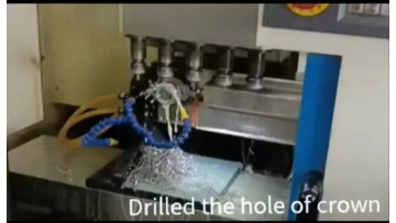 Watch crown hole
