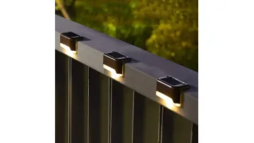Bright Solar LED Fence Lights for Outdoor Safety and Style1