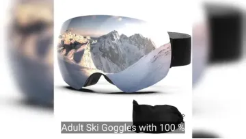 Adult Ski Goggles with 100% UV Protection and Anti-Fog Lens1