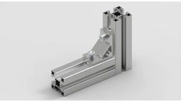 aluminum right angle connection