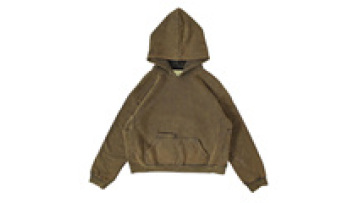 Professional Manufacturer Custom Logo Fall Winter Wash Distressed Heavy Cargo Pocket Hoodie For Men1