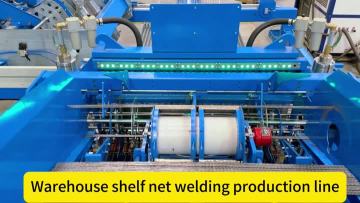 Storage shelves wire mesh welding machine