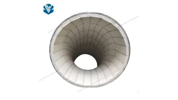 High Temperature Wear Resistant Alumina Ceramic Lined Steel Pipe Bush1