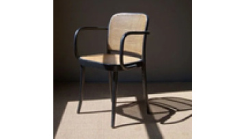High quality cheap price  modern furniture cafe wood and rattan restaurant chair1