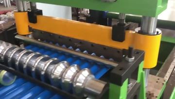 Color coated corrugated steel plate